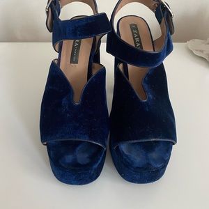 Zara size 42 platform sandals